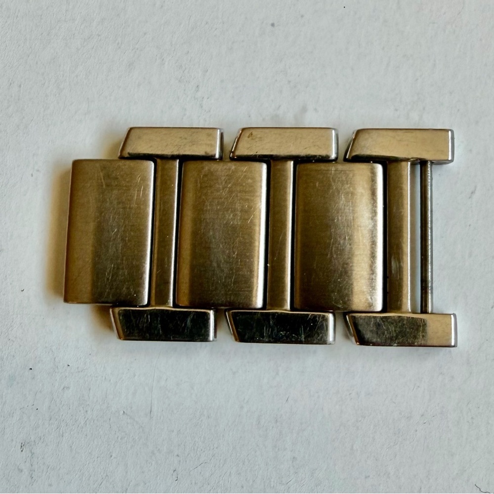 Cartier Tank Francaise 19mm Stainless Steel Watch Bracelet Link OEM - Picture 2 of 3